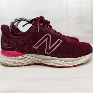 New Balance Women Fresh Foam 880 V11 Sneakers Running Shoes Burgundy Size US 9